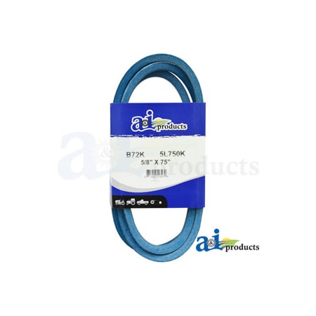 A & I Products Aramid Blue V-Belt (5/8" X 75" ) 11" x5" x1" A-B72K